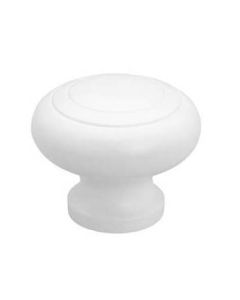 Rillan-44 Knob - Wood / White
