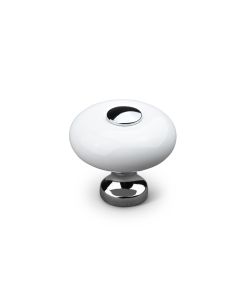SP 5 Knob - Porcelain / Chrome
