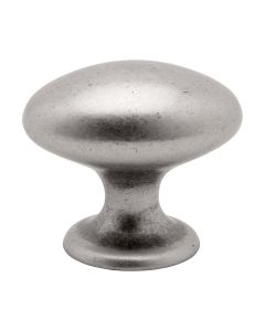 Cabinet Knob Oval 401-40 - Tin