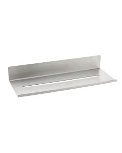 Base Bathroom Shelf - Brushed Stainless Steel