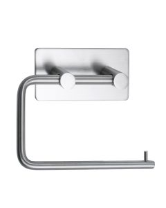 Base Toilet Roll Holder - Brushed Stainless Steel