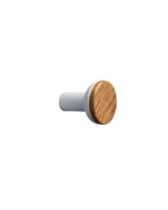Bis Knob - Wood / Matte White