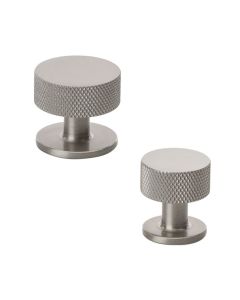 Crest Knob - Stainless Steel Look