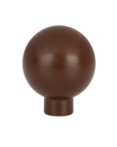 Nova Round Knob - Brown