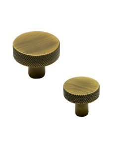 Flat Knob - Antique Bronze