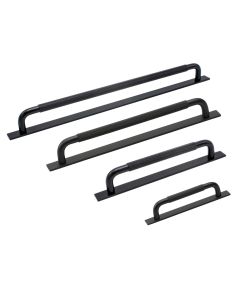 Helix Handle on Backplate - Matte Black