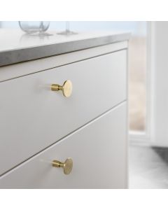 Jubilee Knob - Untreated Brass
