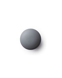 Matte Porcelain Knob / Hook - Gray - Anne Black