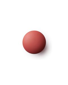 Matte Porcelain Knob / Hook - Red - Anne Black