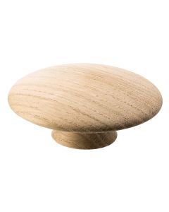 Mushroom Knob - Unlacquered Oak - Vonsild - 65 mm