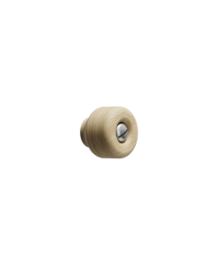Nola Knob - Nordic Oak / Stainless Steel 
