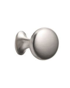 Oval Simple Knob - Stainless Steel Look