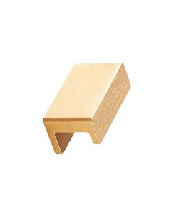 Station Knob - Brushed Brass