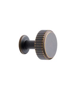 Villa Round Knob - Antique Brown 