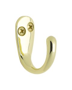 Viskan Hook - Polished Brass