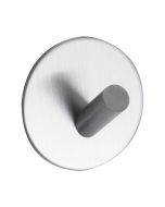 Base 100 1-Hook - Satin Stainless Steel - Beslag Design