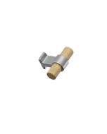 Bond Knob - Oak / Stainless Steel Look