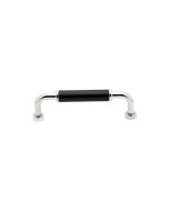 Brohult Cabinet Handle - Nickel Plated / Black - Beslag Design