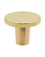 Dalby Knob - Polished Uncoated Brass - Beslag Design