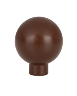 Nova Round Knob - Brown